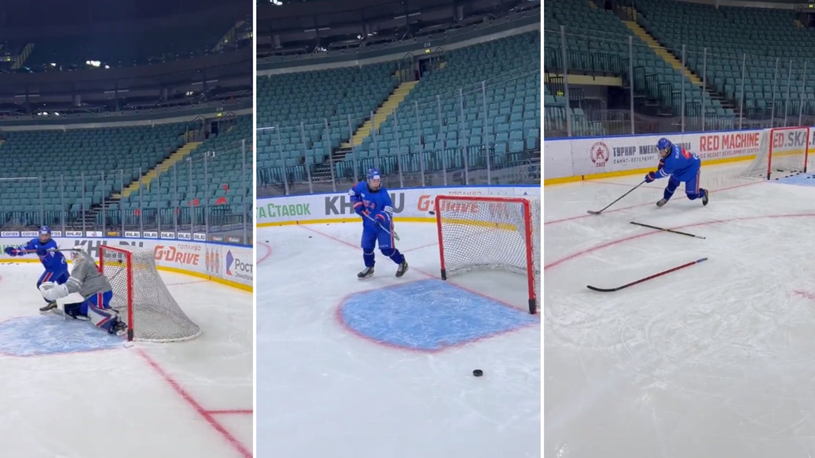 Une vidéo de Matvei Michkov à l'entraînement fait surface et c'est à couper le souffle!