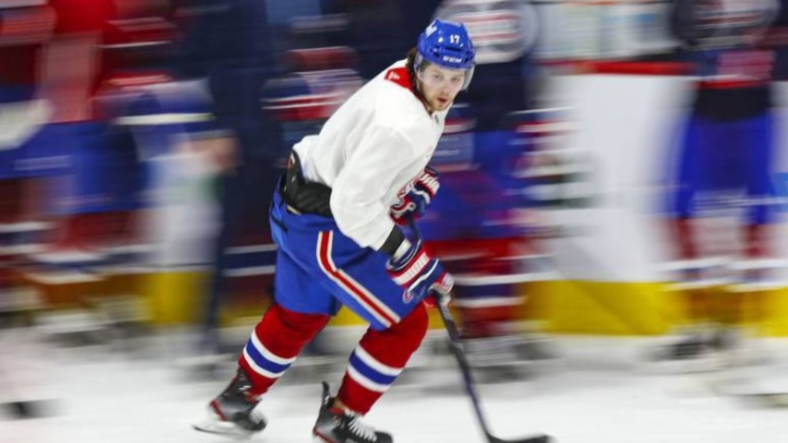 Les joueurs du CH se sont moqués de Josh Anderson ce matin à l'entraînement