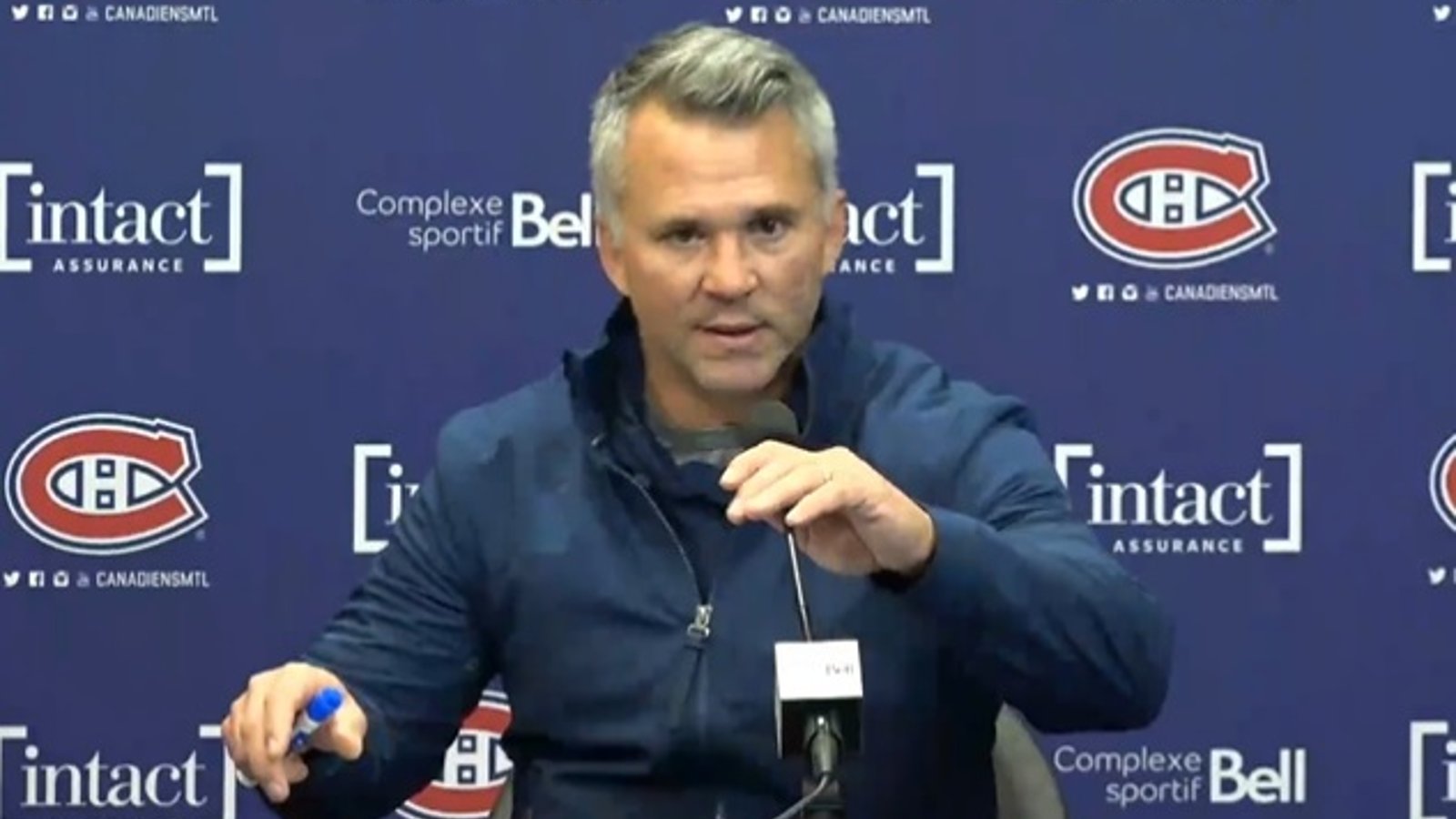 Martin St. Louis dévoile son alignement pour le match de ce soir