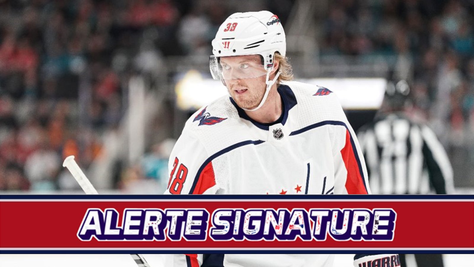 Les Capitals s'entendent avec Rasmus Sandin à long terme