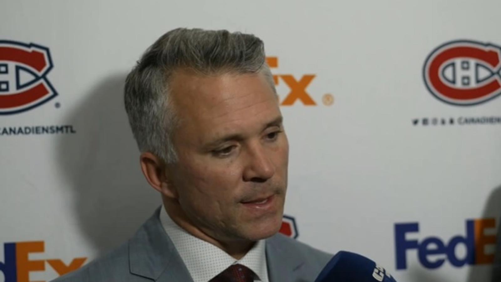 Martin St-Louis annonce des changements en vue du match de ce soir