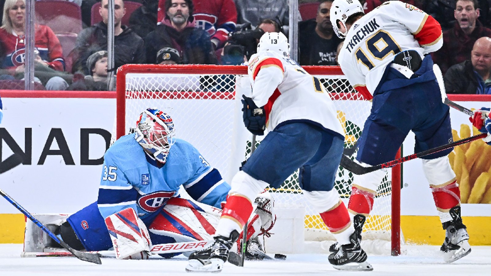 Martin St. Louis justifie sa décision d'envoyer Samuel Montembeault face aux Panthers