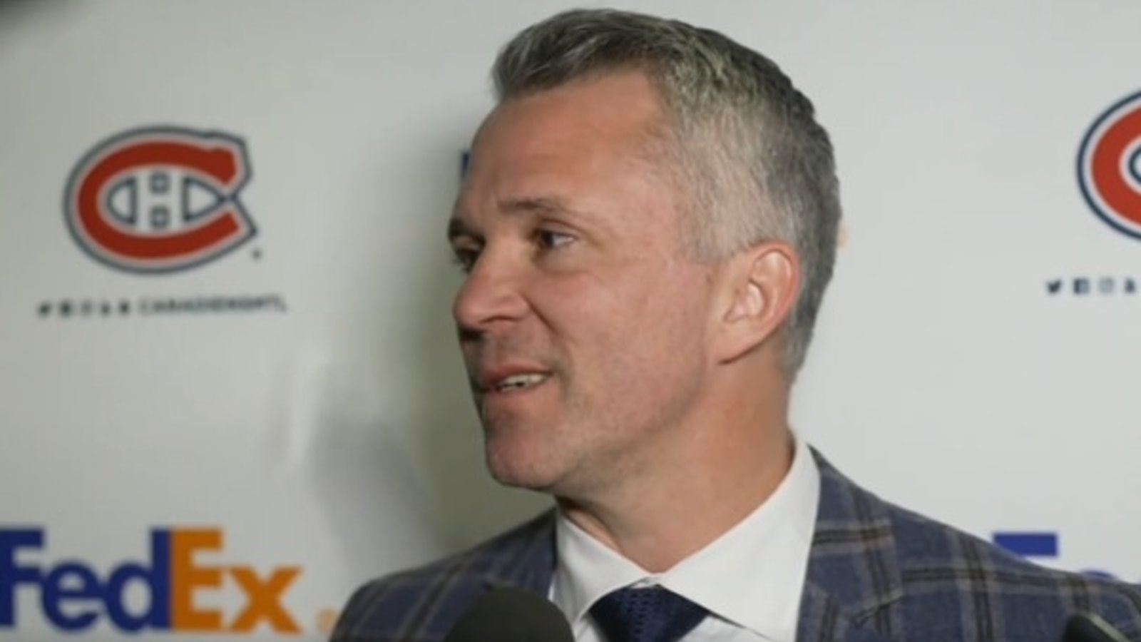 Point de presse émotif de Martin St. Louis après la victoire du Canadien