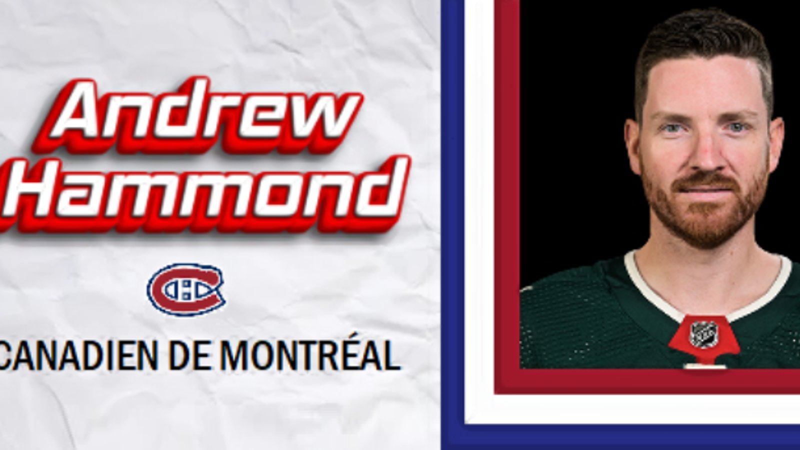 Andrew Hammond est un pari intéressant pour Kent Hughes 