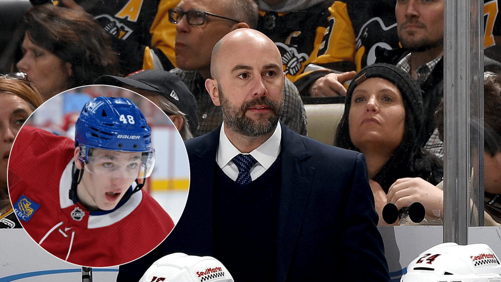 Pascal Vincent n'a pas l'air d'un gars qui s'attend à coacher Lane Hutson