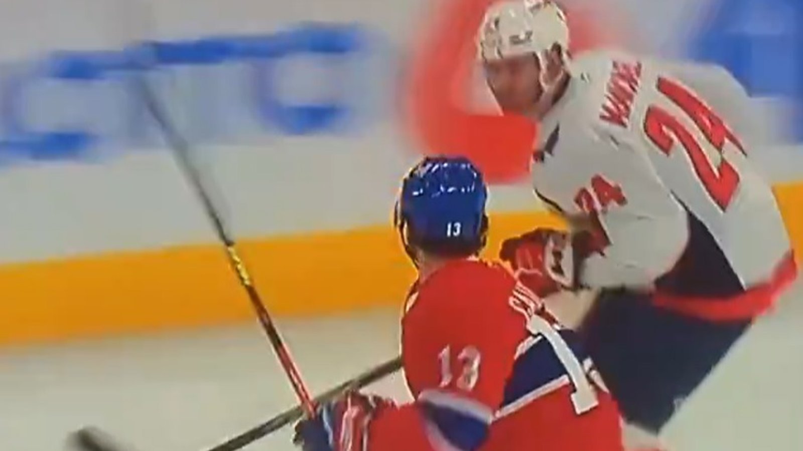 Connor McMichael a tenté de blesser sérieusement Cole Caufield