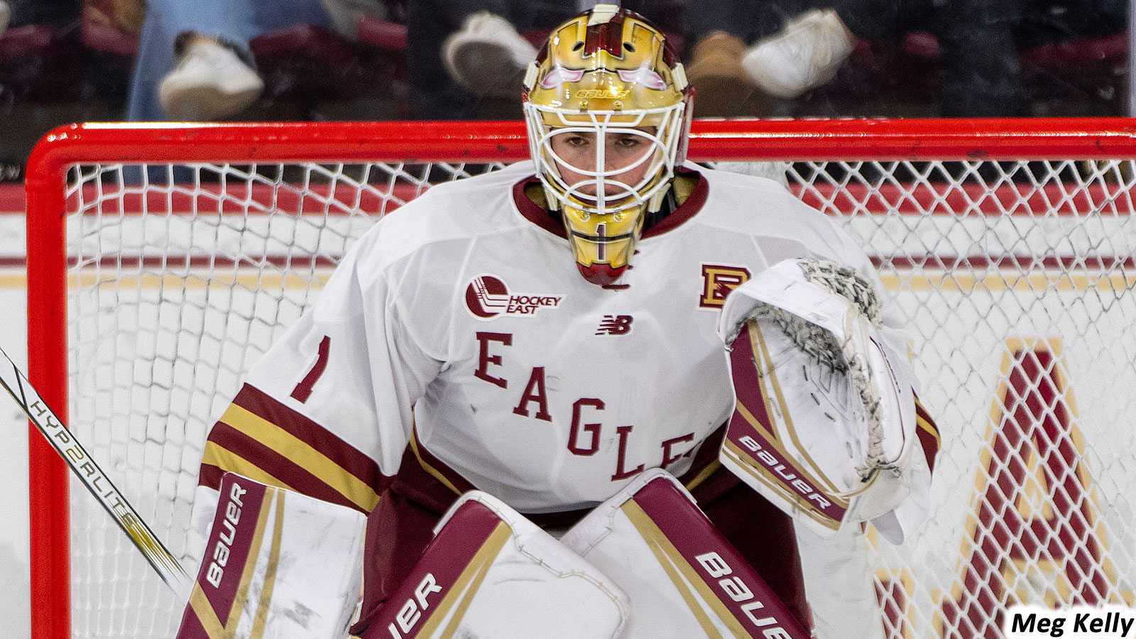 Jacob Fowler est nommé gardien de l'année dans la NCAA Hockey East