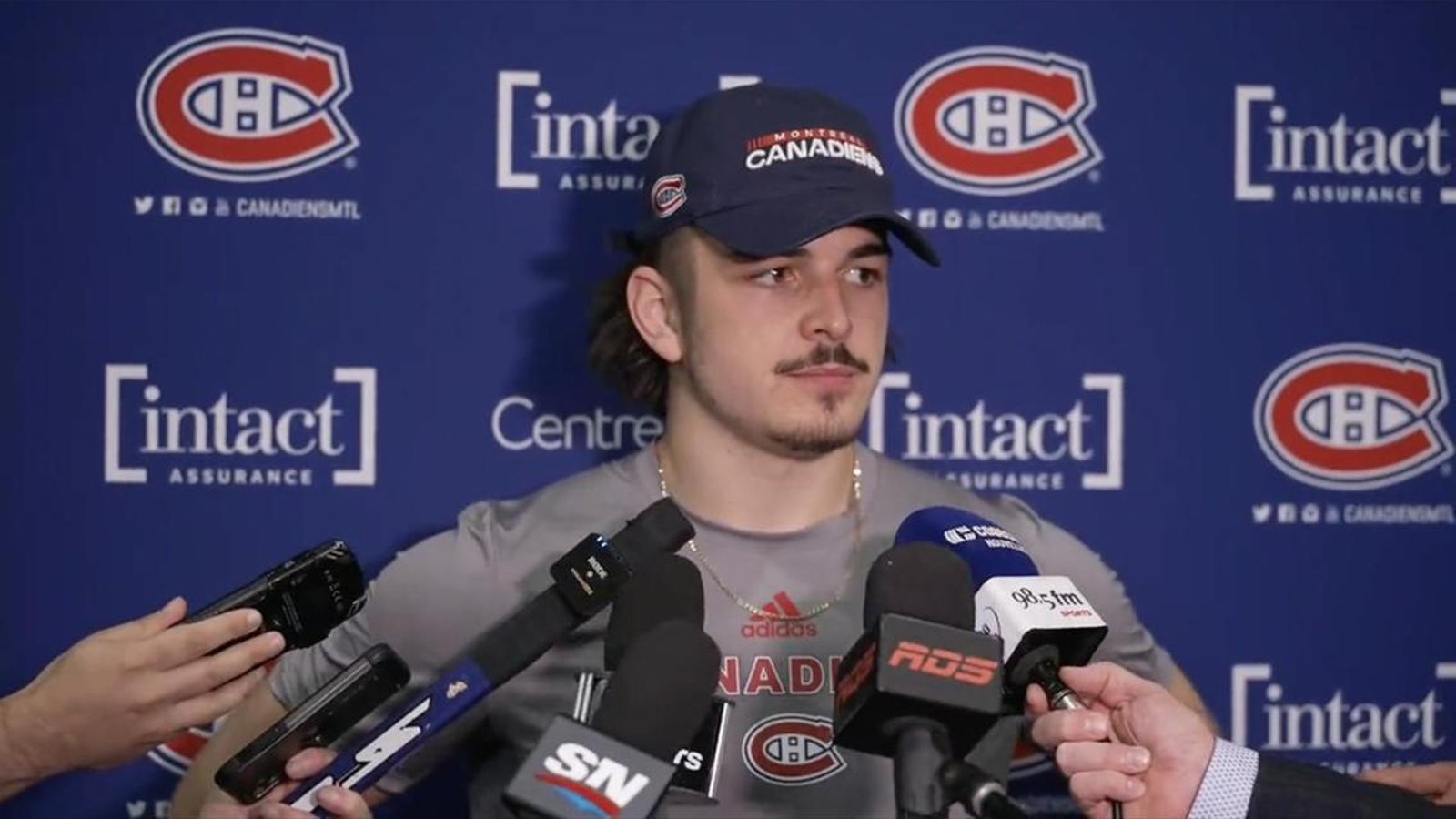 Arber Xhekaj s'attend à ce que ça brasse ce soir face aux Leafs