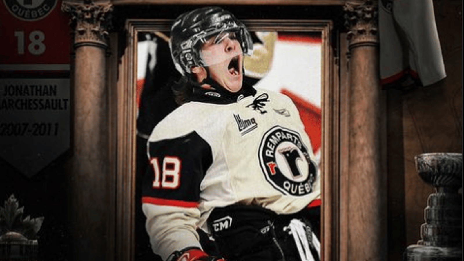 Jonathan Marchessault honoré par les Remparts malgré le décès de sa mère cette semaine