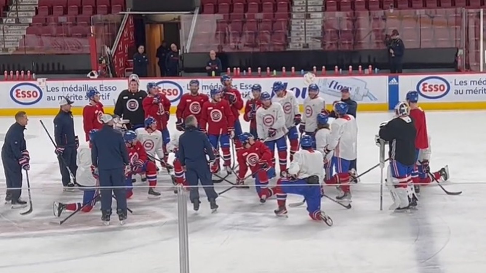 Martin St. Louis dévoile ses trios en vue du match contre les Bruins