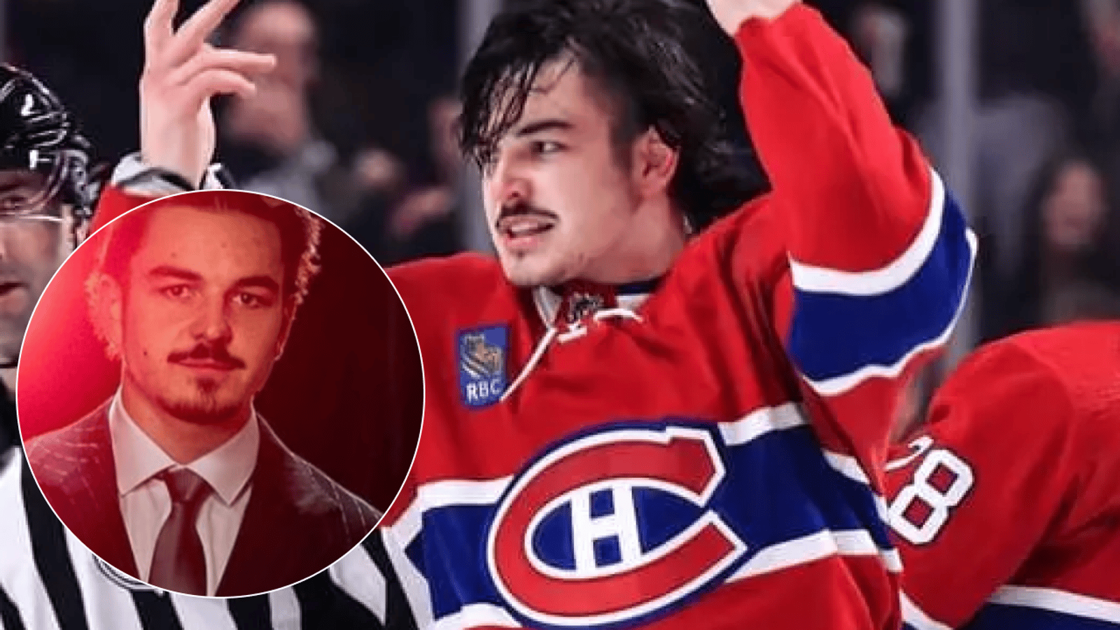 L'habit d'Arber Xhekaj hier soir lançait un message assez clair