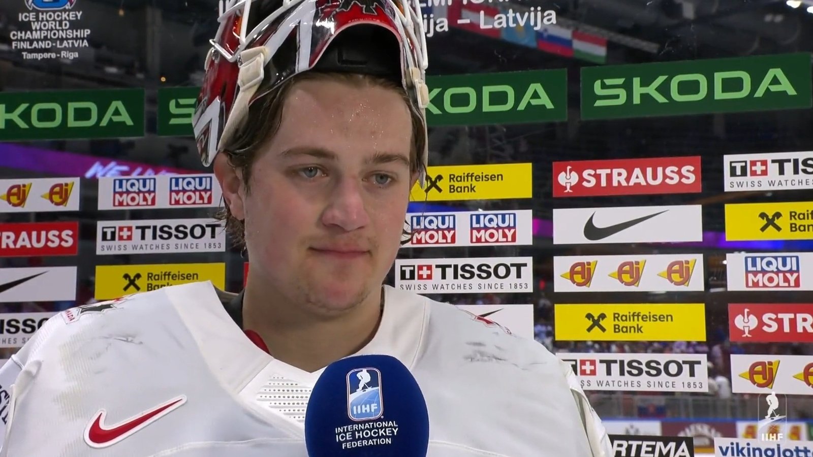 Samuel Montembeault reçoit une mention d'honneur au Championnnat du monde 