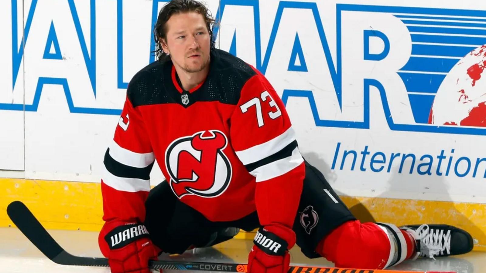 Tyler Toffoli a disputé son dernier match dans l'uniforme des Devils
