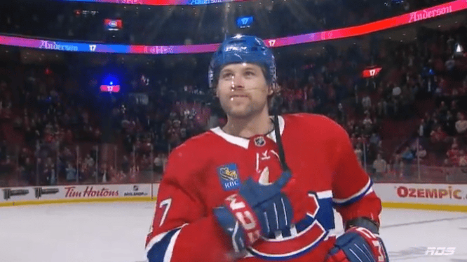 Josh Anderson lance un puissant message aux fans du Canadien après une grosse victoire ce soir