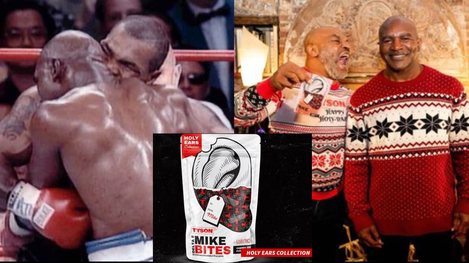 Mike Tyson et Evander Holyfield se réunissent pour un coup de pub hallucinant