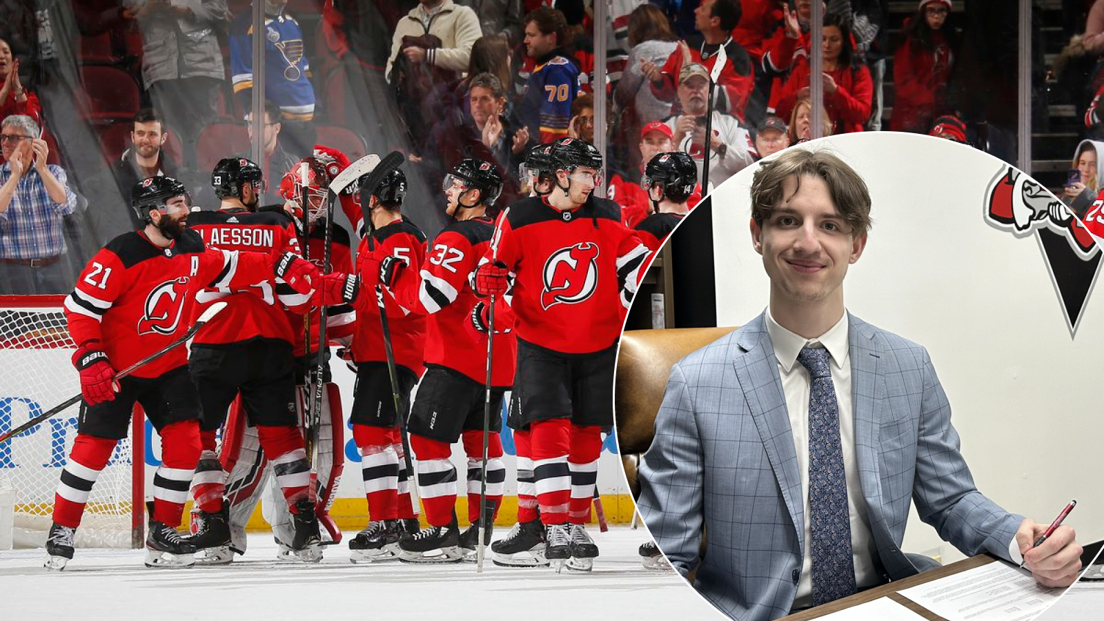 Un jeune Québécois signe un contrat de 3 ans avec les Devils