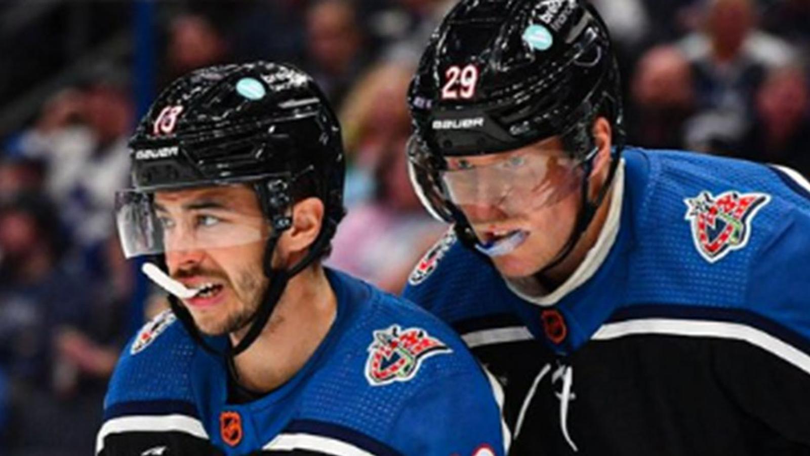 Johnny Gaudreau et Patrik Laine sont sévèrement punis par Pascal Vincent