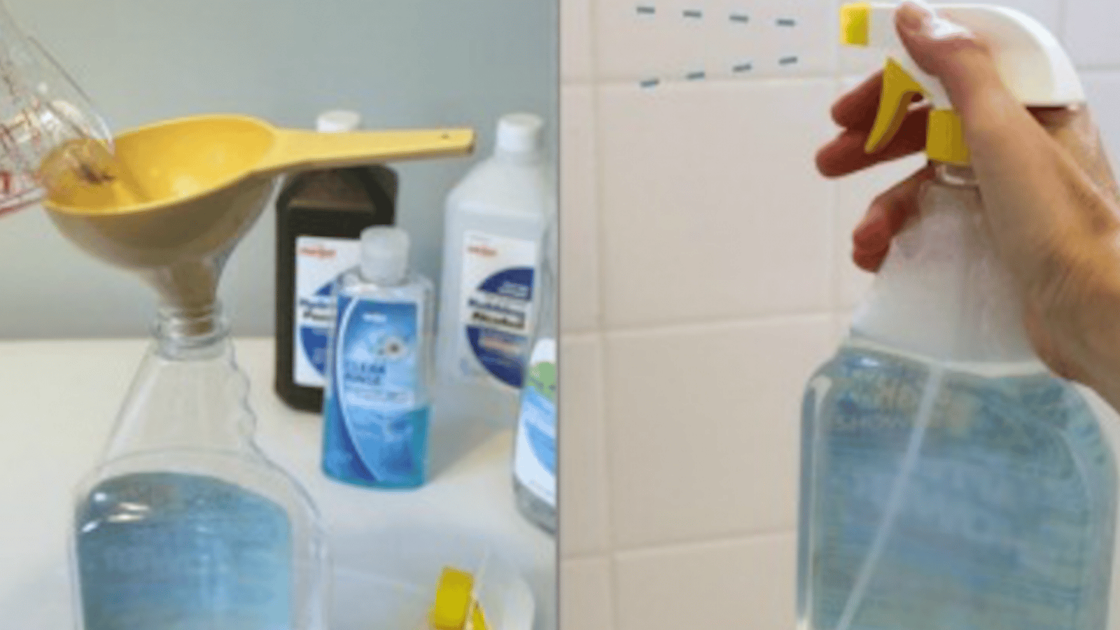 Nettoyant DIY pour la douche