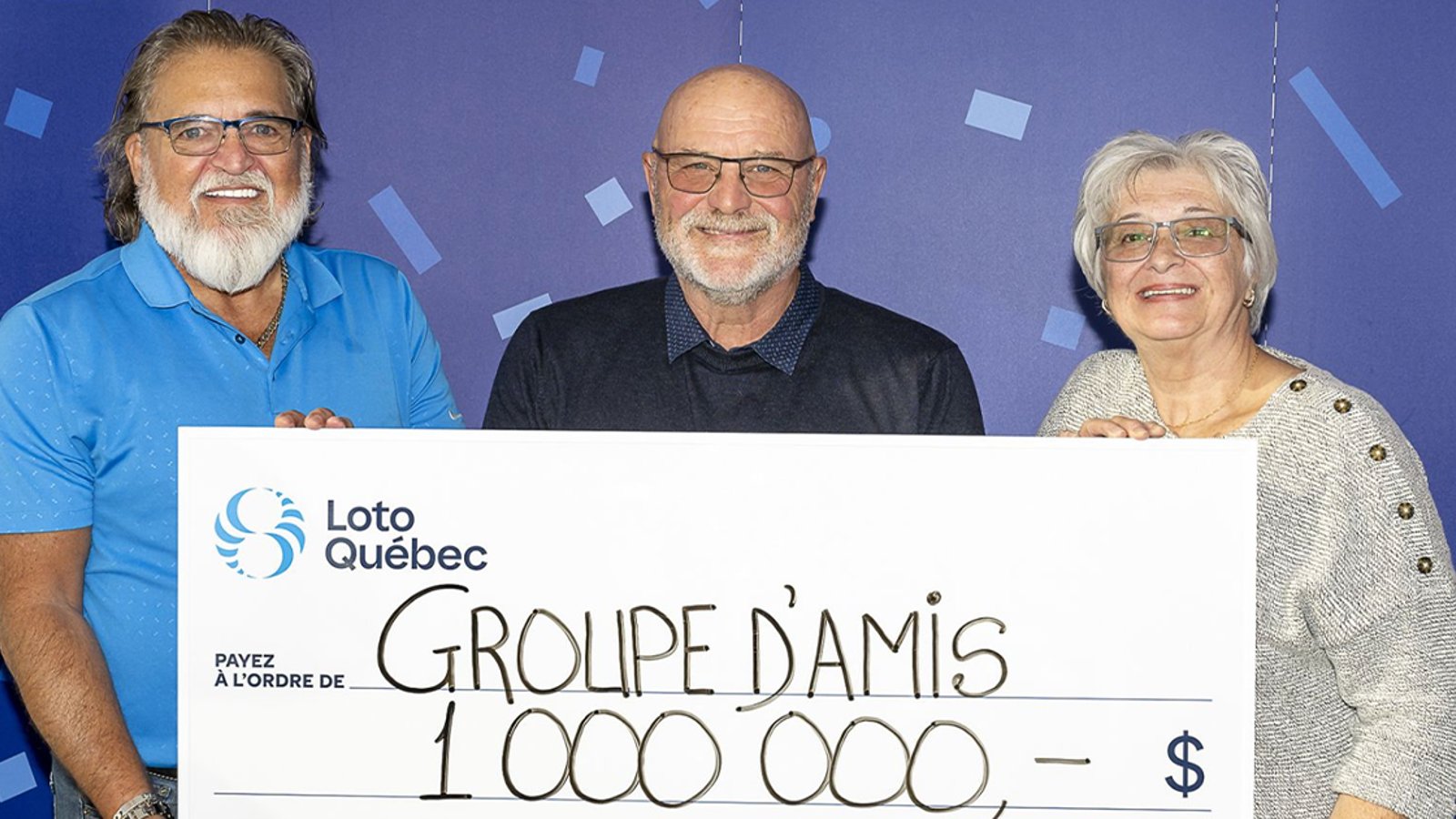 Trois amis pas comme les autres remportent 1 000 000 $ au Lotto 6/49