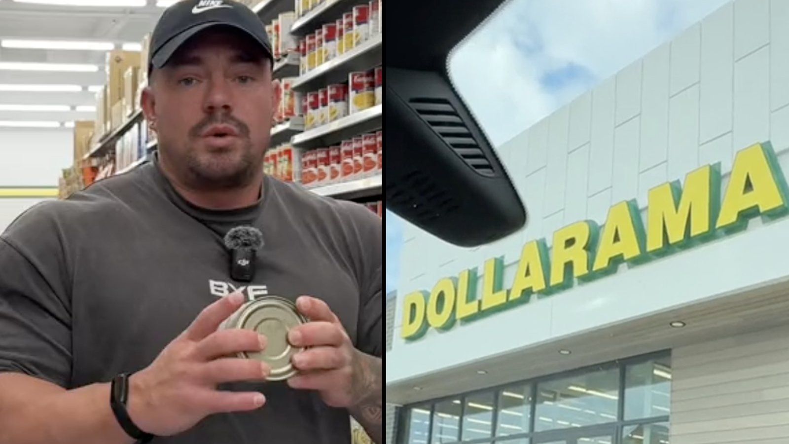 Un Québécois fait une épicerie de 50 $ d'épicerie chez Dollarama et voici tout ce qu'il a acheté.