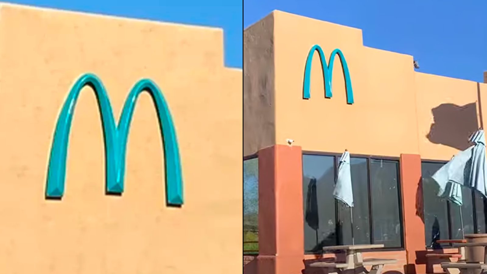 Voici pourquoi il y a un seul McDonald's dans le monde avec des arches turquoises