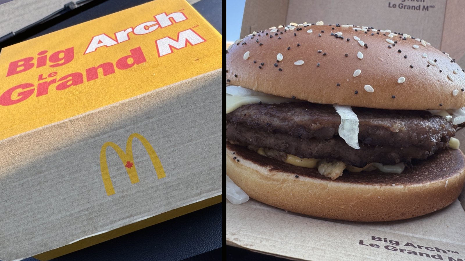 On a essayé le nouveau burger McDo et un détail nous a sauté aux yeux en ouvrant la boîte