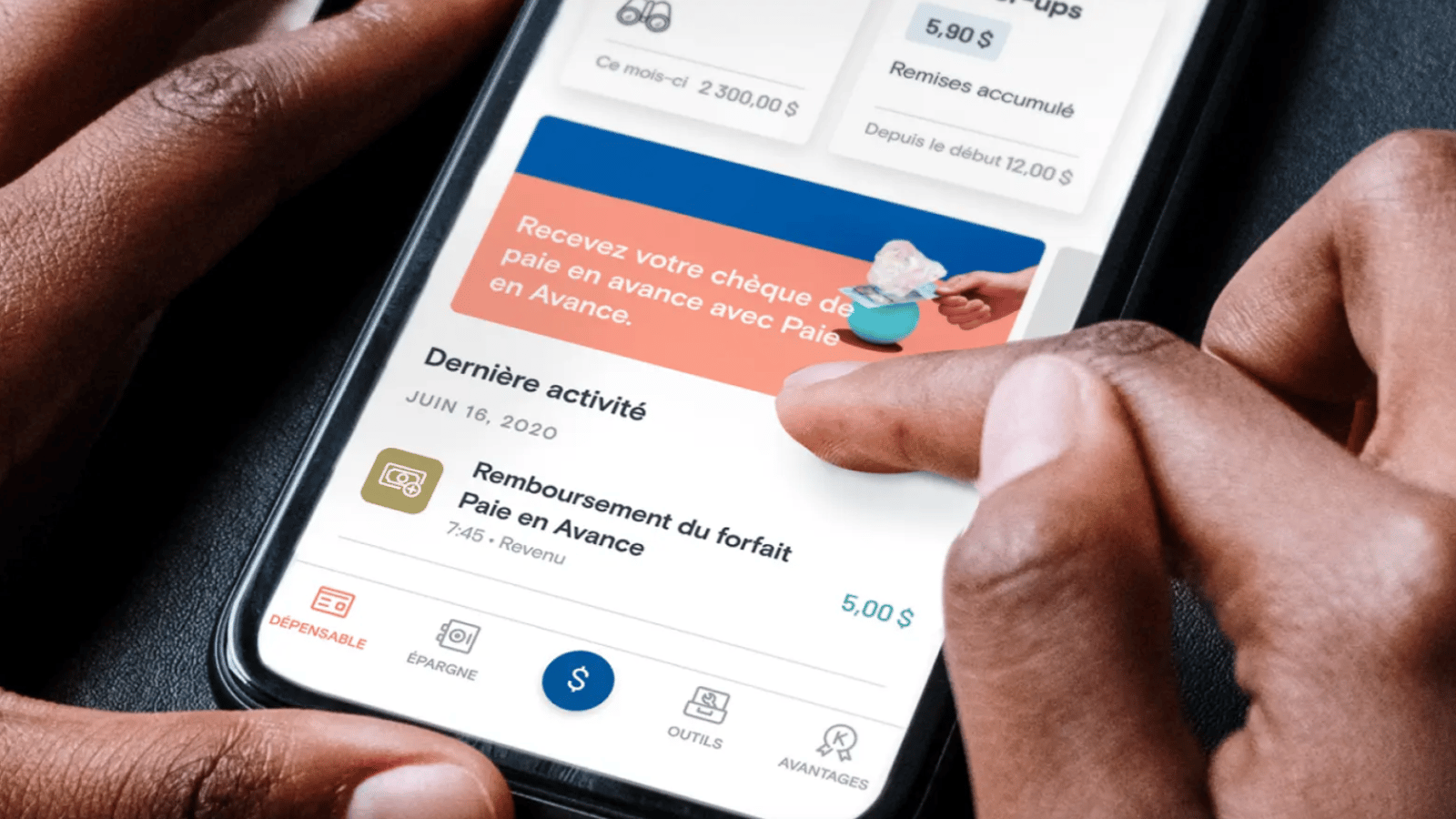 C'est maintenant possible de retirer la moitié de sa paie chaque jour
