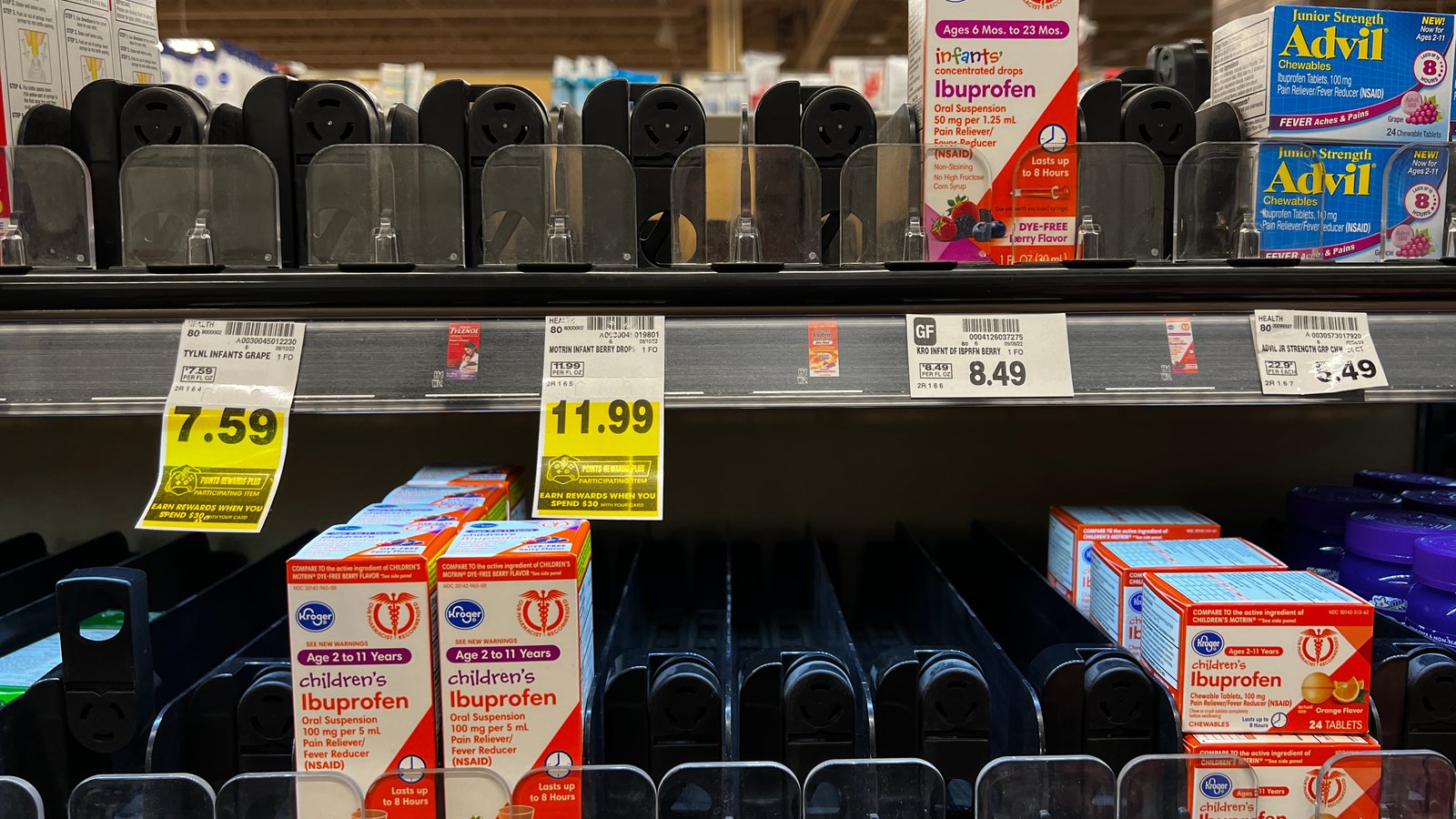 Pénurie de médicaments chez les adultes