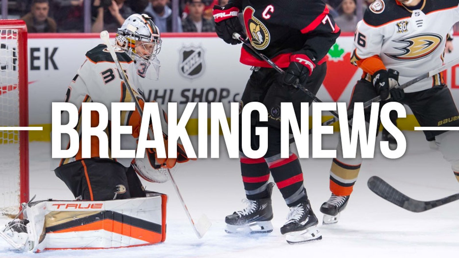 John Gibson off the trade market due to injury?