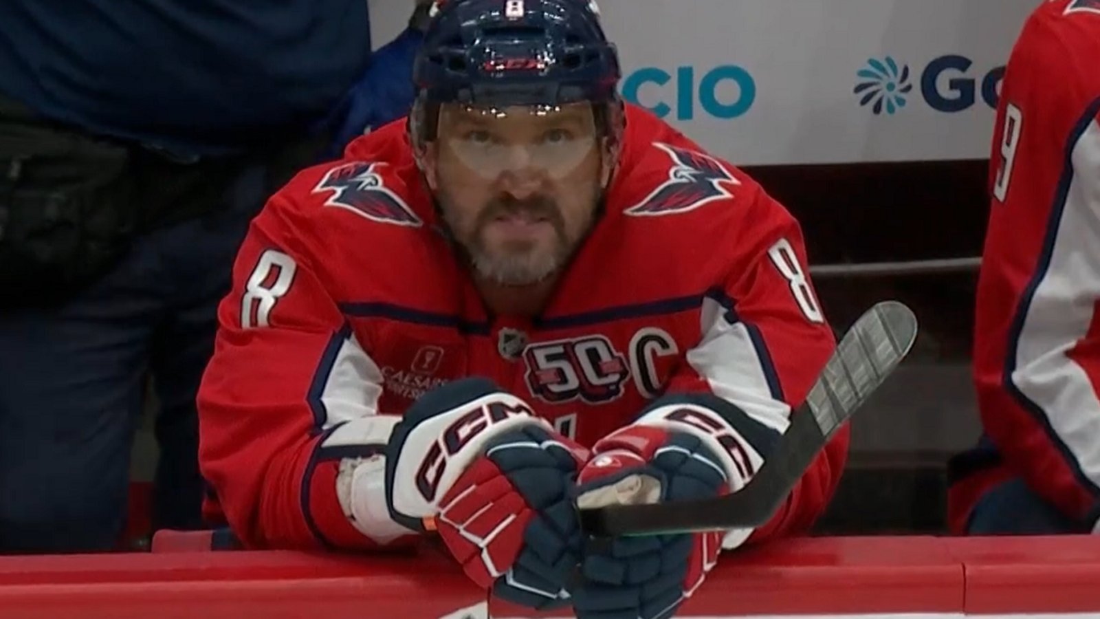 Spencer Carbery reveals the real reason Ovechkin refused to leave the bench.