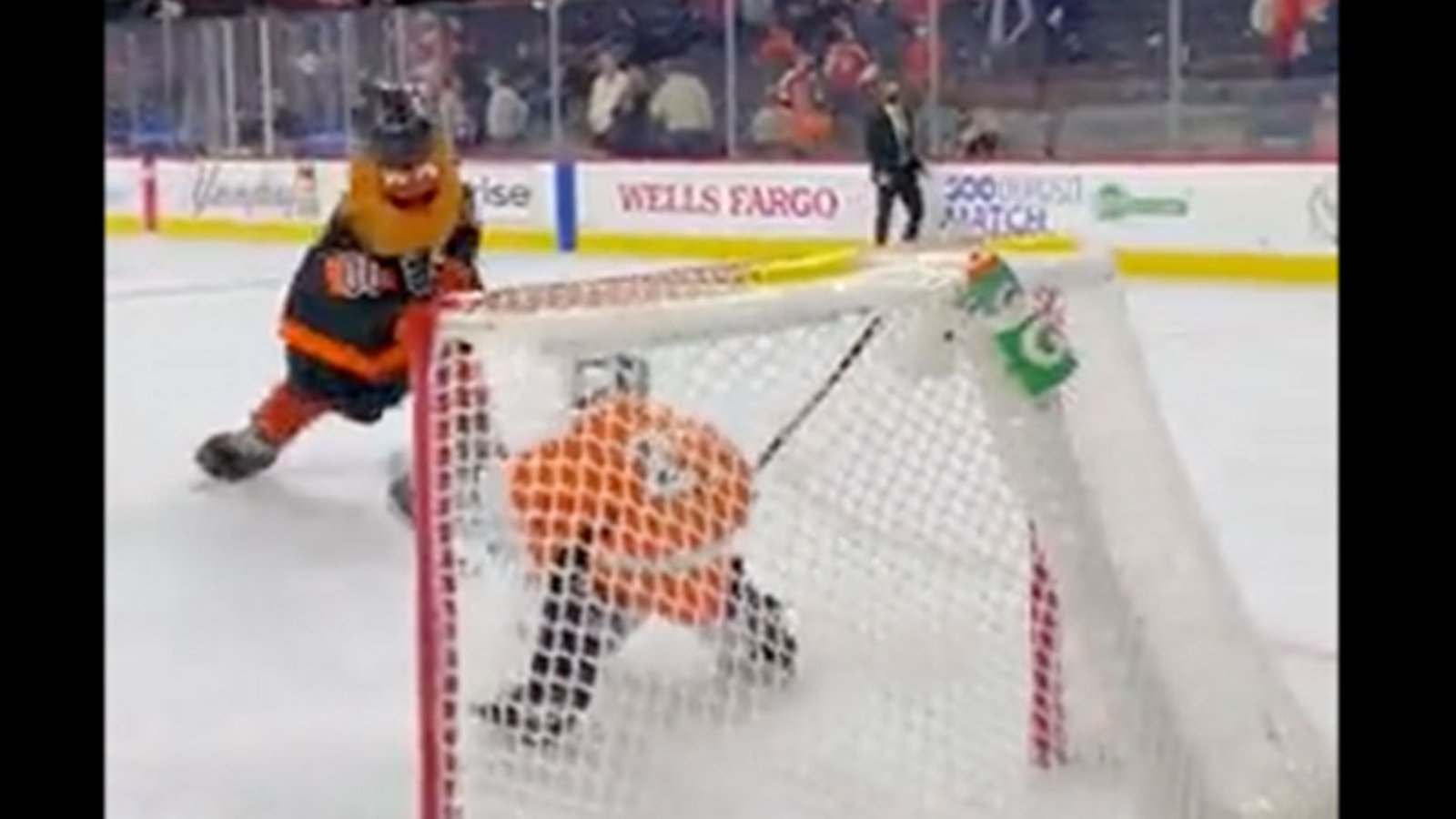 Gritty shows no mercy, dangles a 7 year old goalie and fires it home