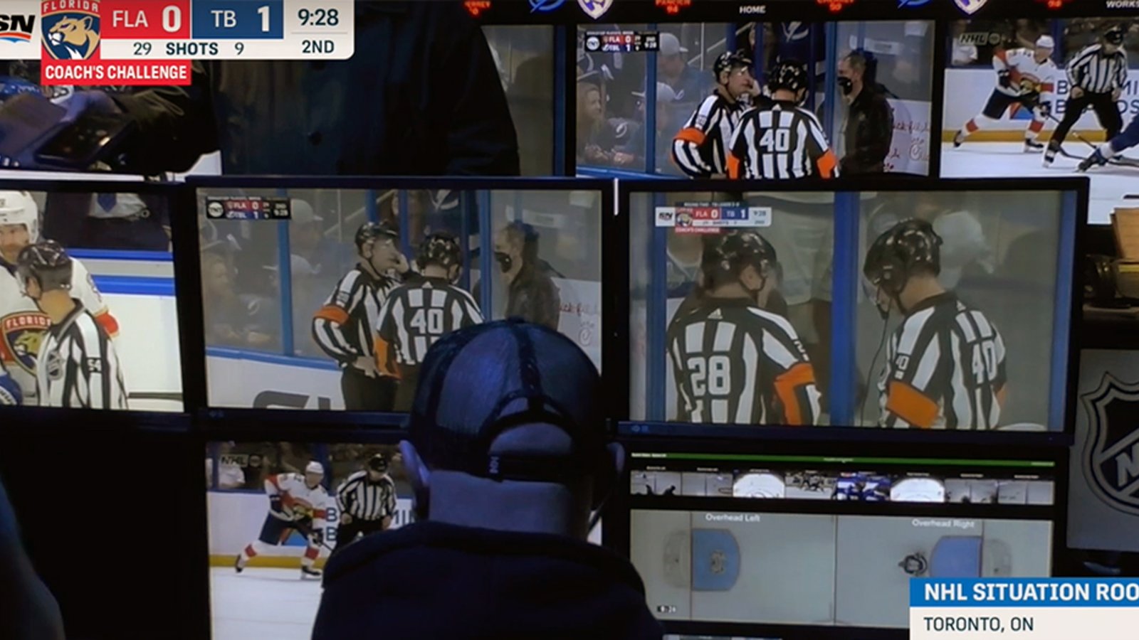 Tampa has two goals overturned by NHL Situation Room in Toronto