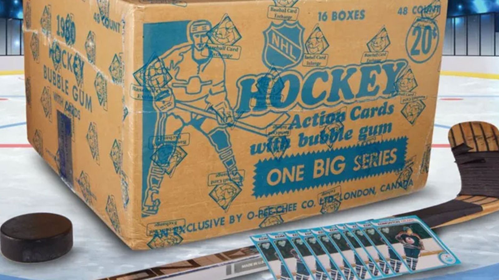 Sealed case of unopened NHL cards from 1979 sells for an insane amount at auction
