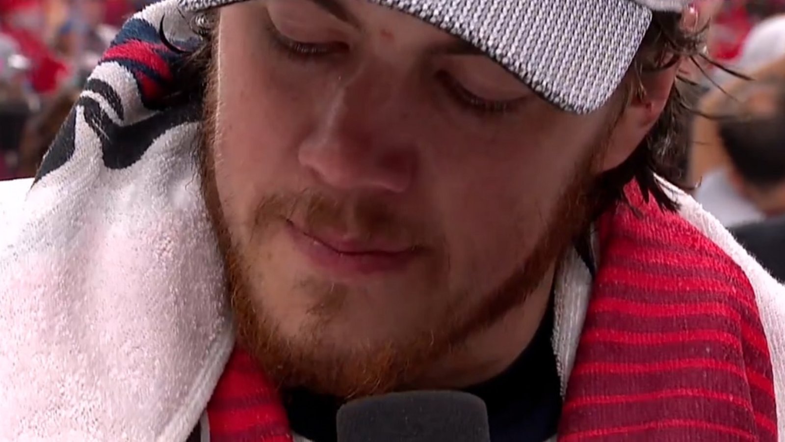 T.J. Oshie is not enjoying the Holidays.