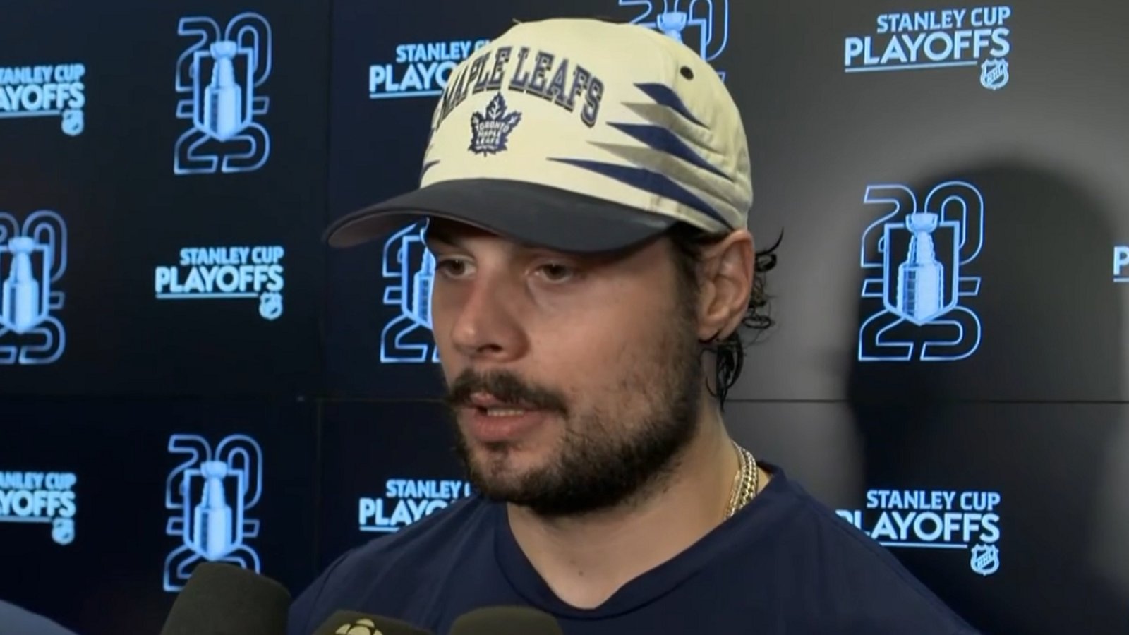 Auston Matthews attempts to explain brutal loss in Game 7.