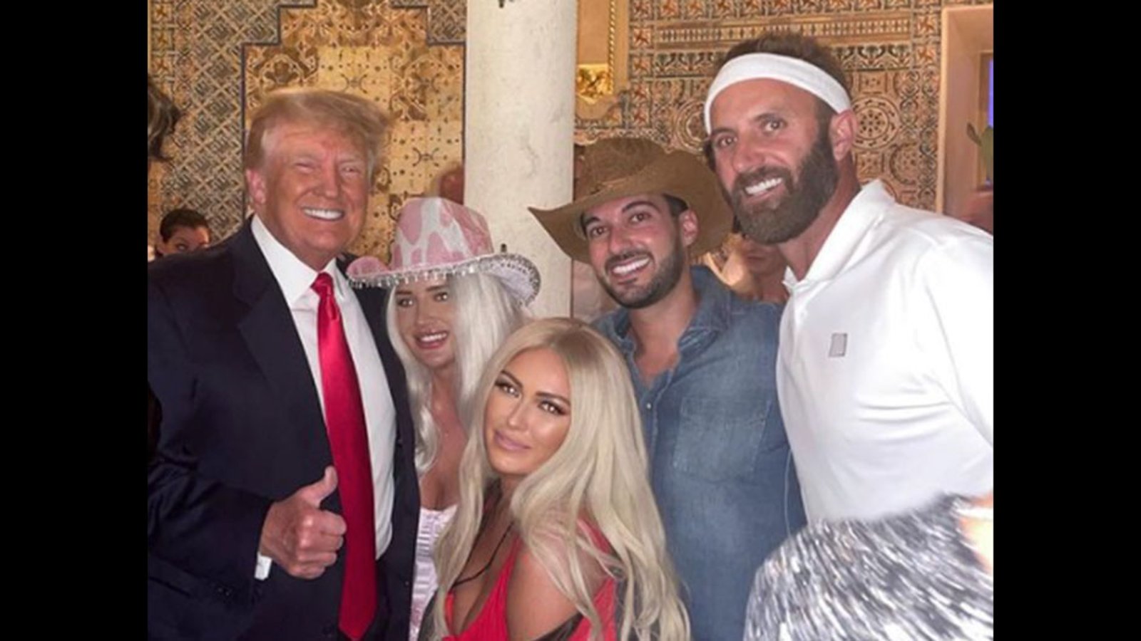 Paulina Gretzky parties with Donald Trump on Halloween!