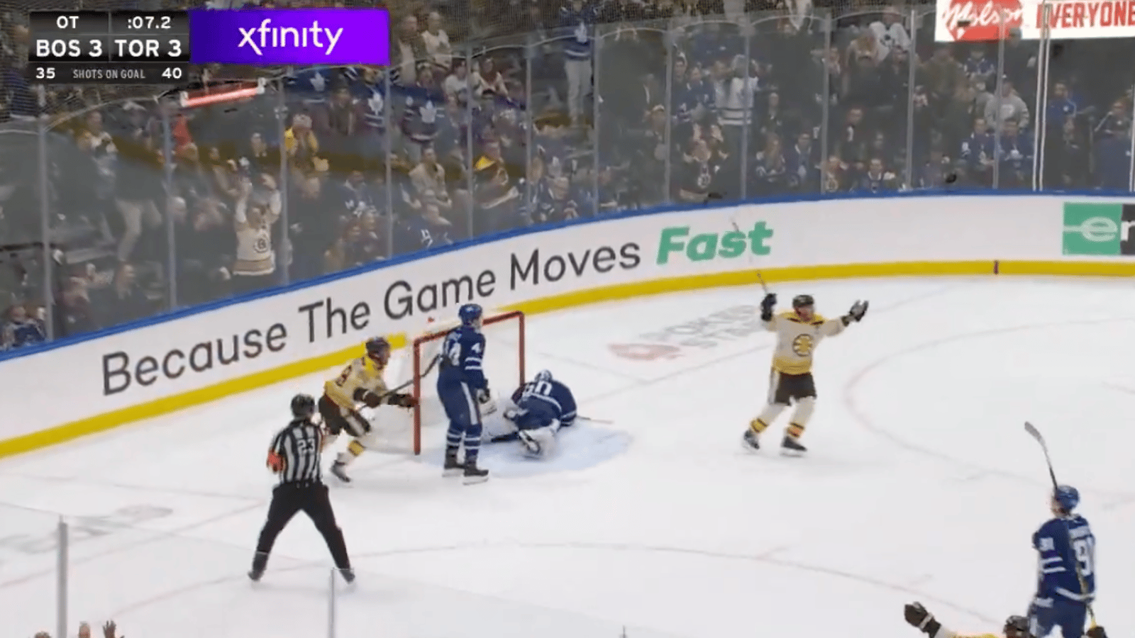 Jack Edwards' soul leaves his body calling Marchand's OT winner 