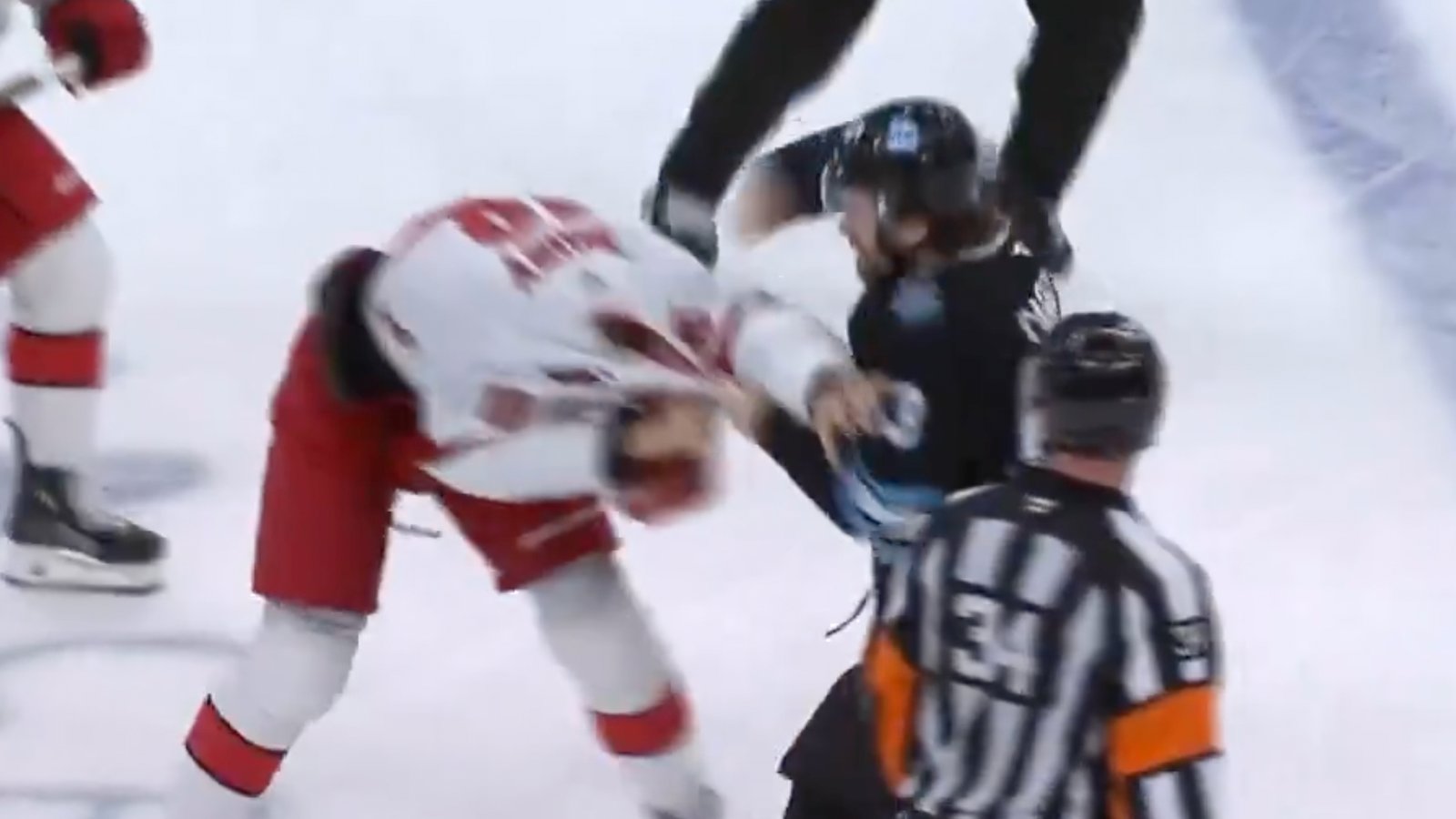 Michael Carcone unloads on Jack Drury and gets ridiculous penalties for the fight!