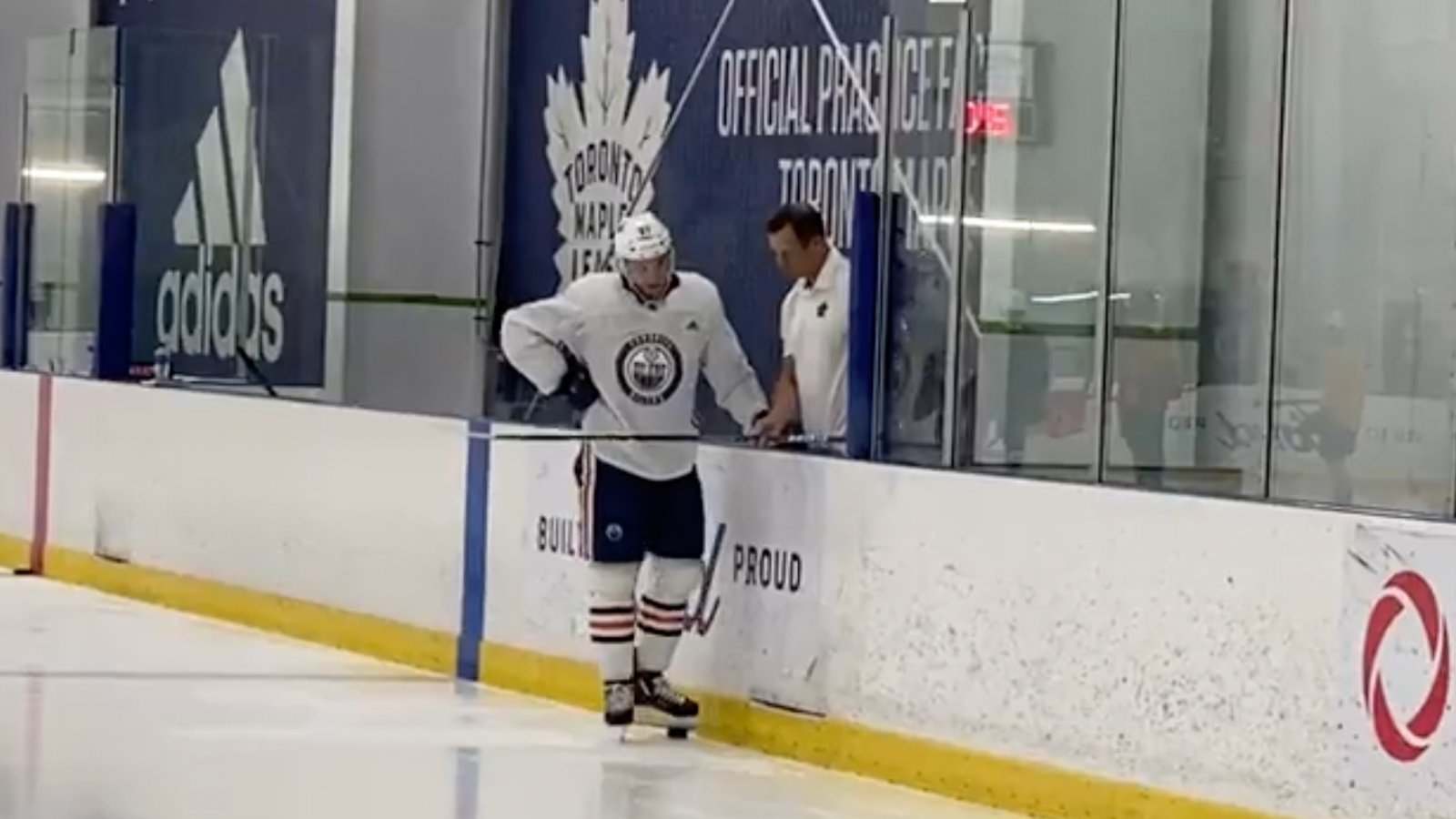 Connor McDavid caught skating at Maple Leafs facility and social media goes nuts!