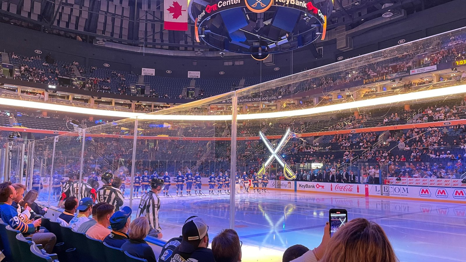 Sabres set poor record attendance for season opener