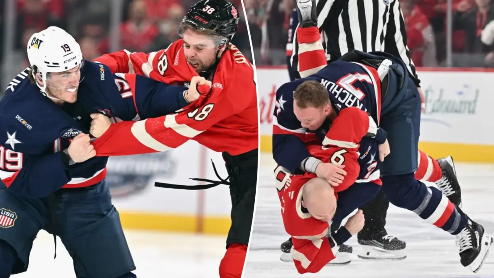 Tkachuk brothers revealed how their mom and grandma reacted to their fights vs. Team Canada