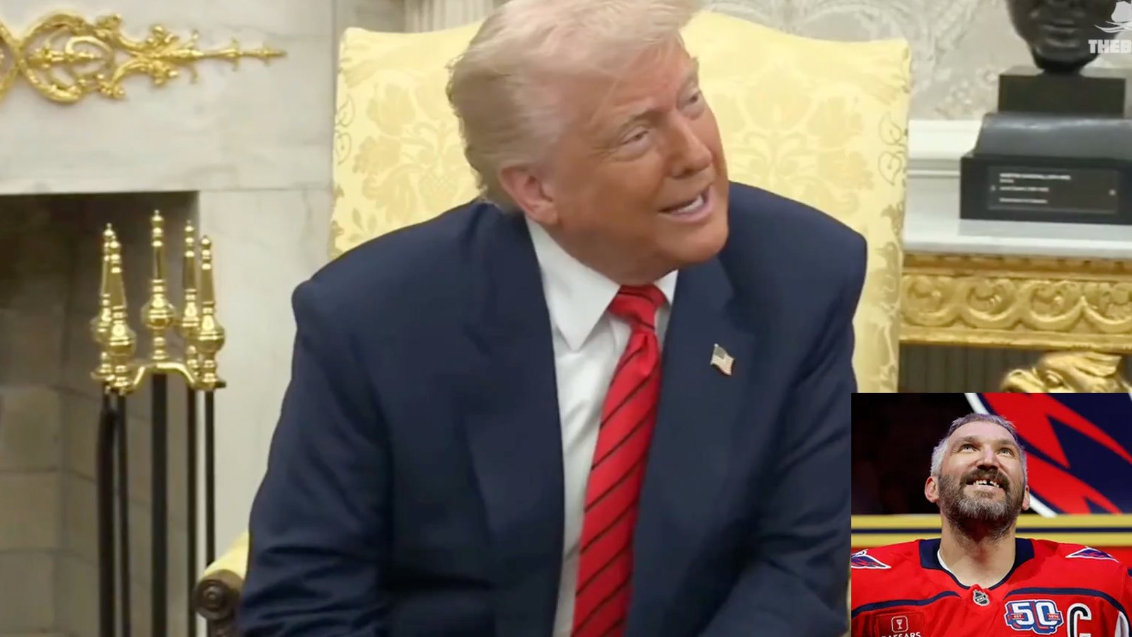 Donald Trump embarrasses himself on live TV about a call on Alexander Ovechkin
