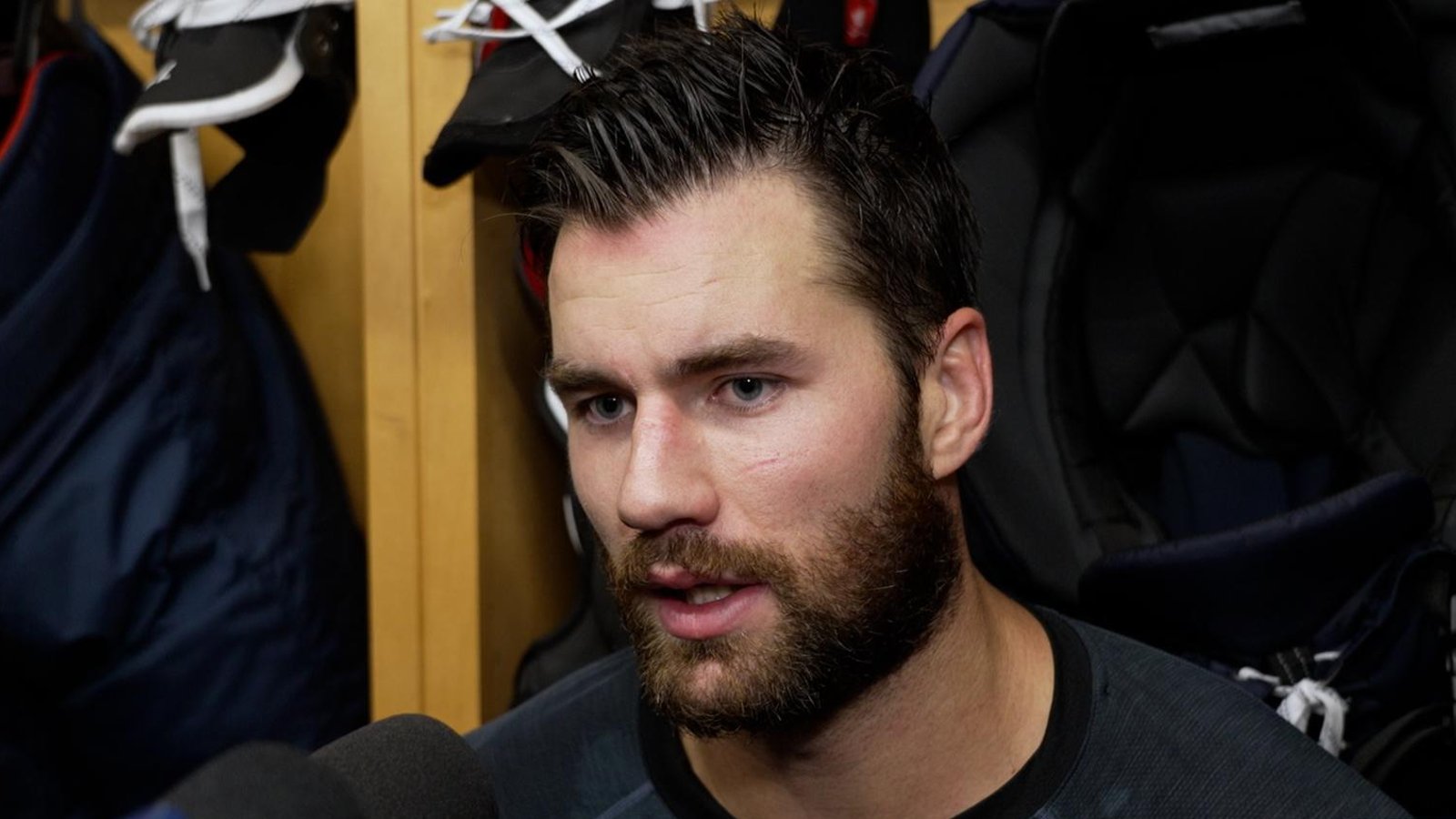 Tom Wilson’s latest comments on Alex Ovechkin’s injury worry fans...