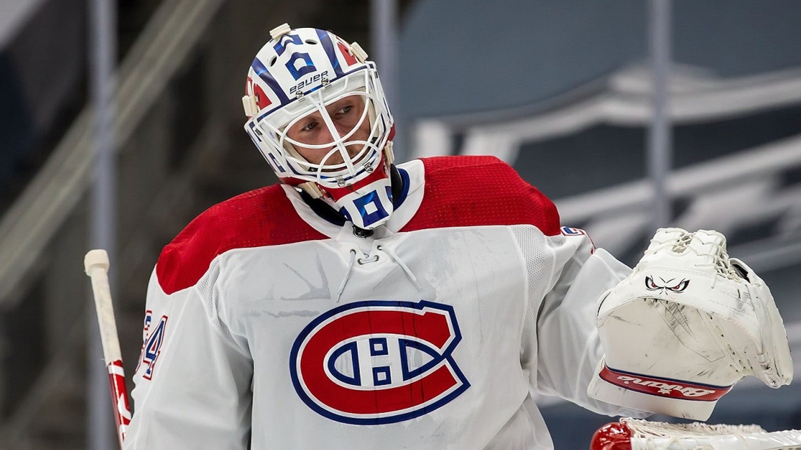 Canadiens forced to make a change in goal ahead of tonight's game.