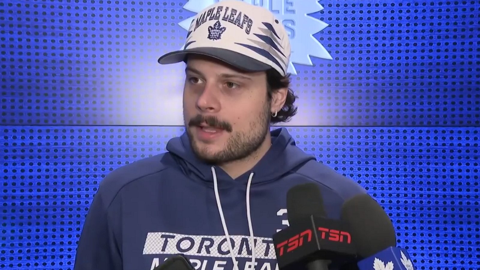 Auston Matthews addresses the possibility of breaking Ovechkin's record.