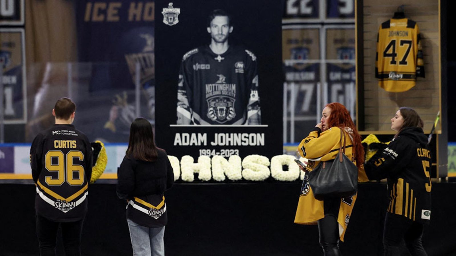 Adam Johnson's family speaks out after arrest made in connection with his death