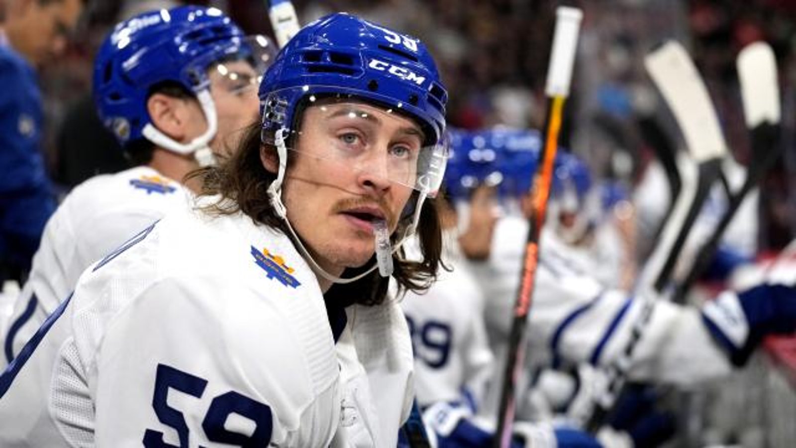 Concerning situation for Tyler Bertuzzi in current game 