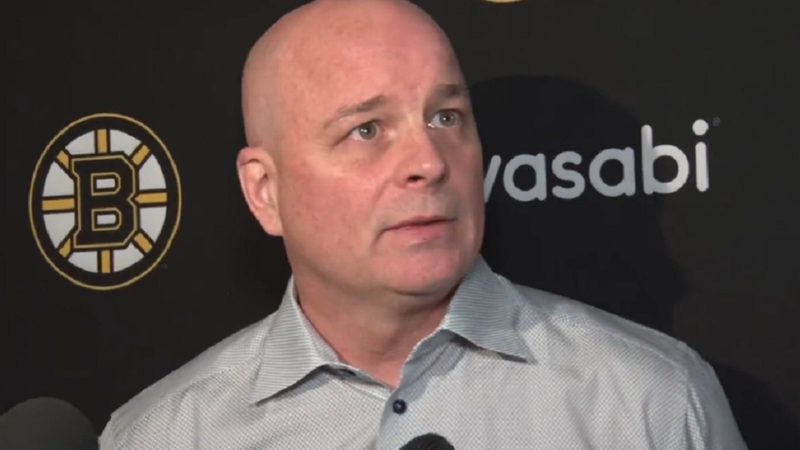 Jim Montgomery scrambles the Bruins lineup on Monday.