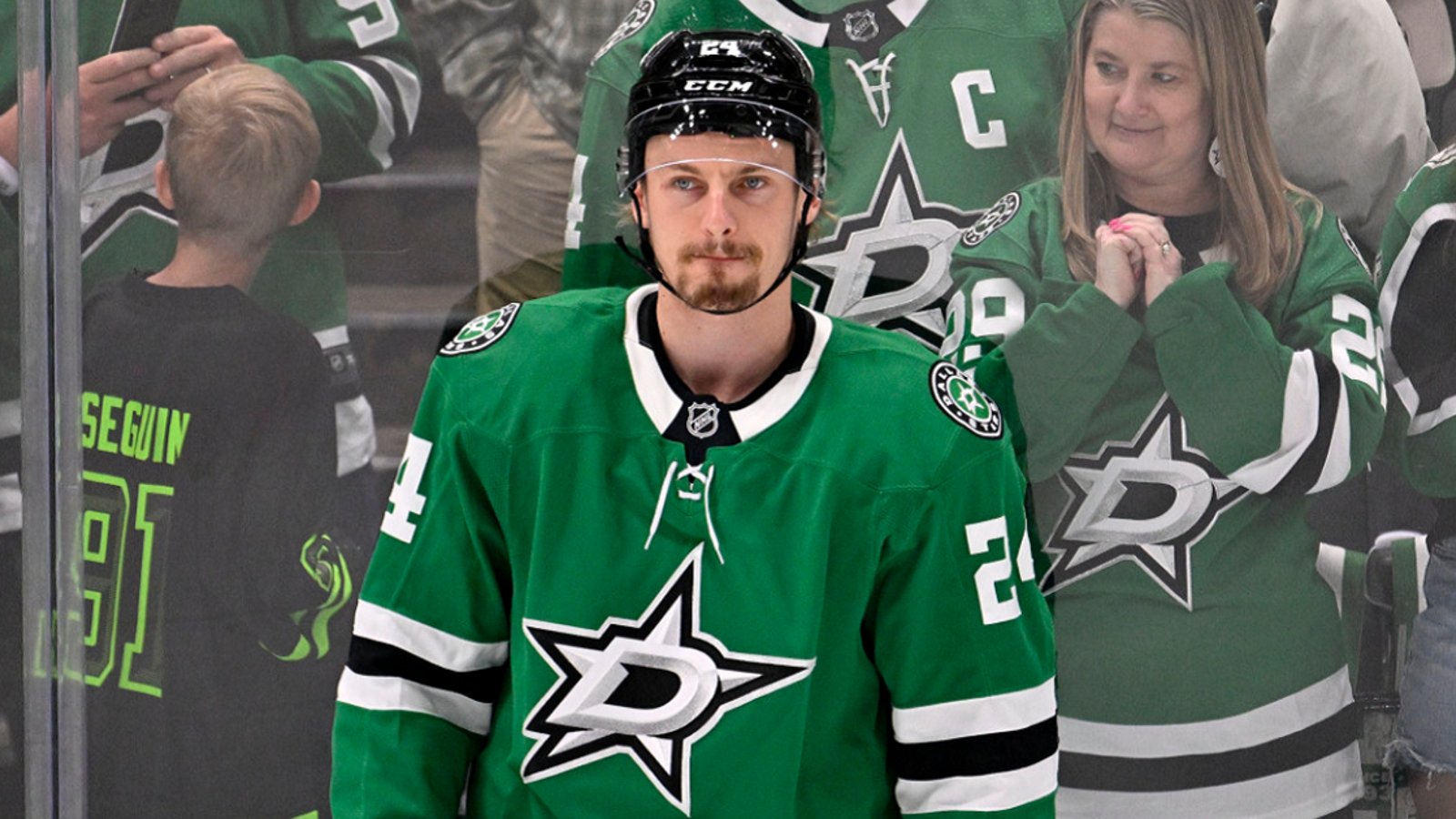 Bad sign for Roope Hintz just moments before Game 3.