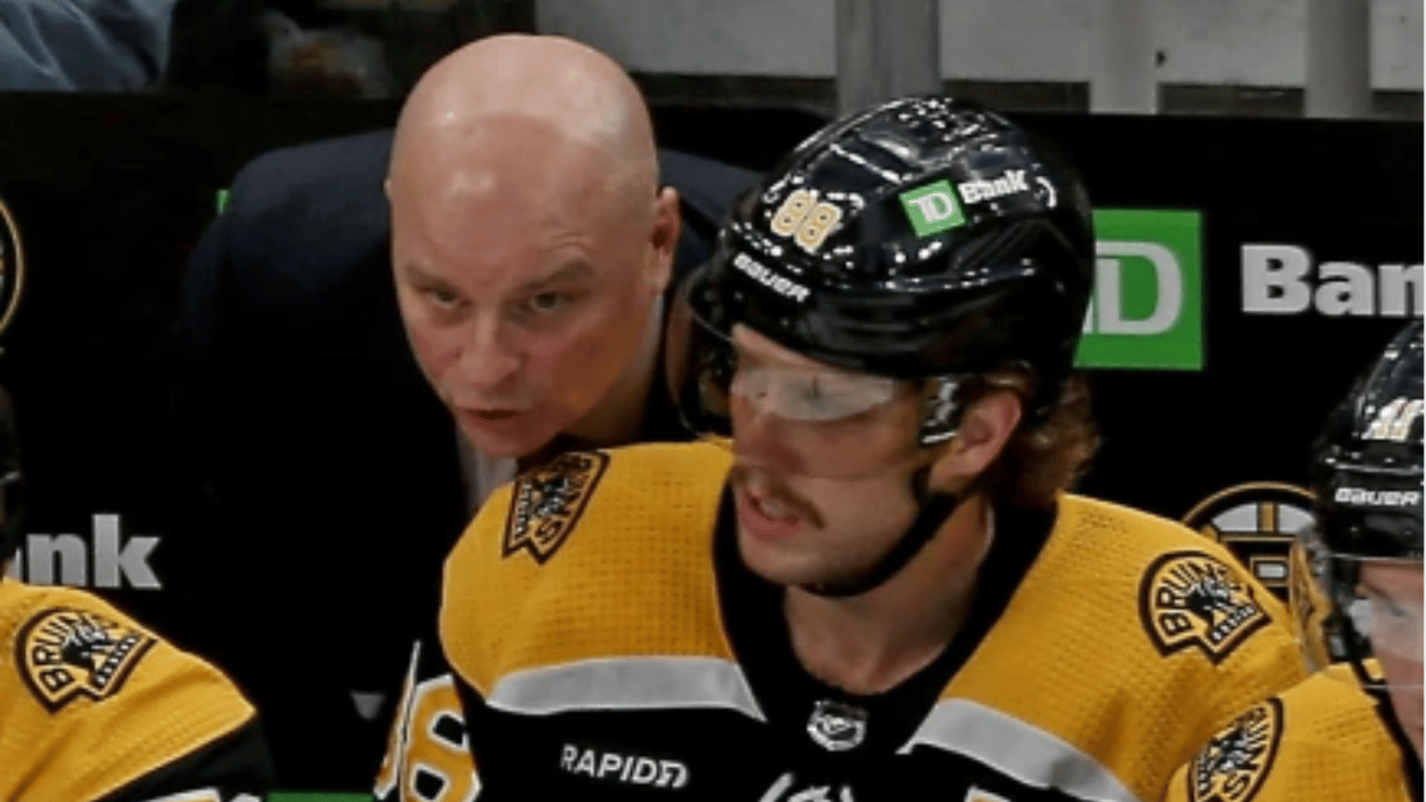 Jim Montgomery has words for David Pastrnak 